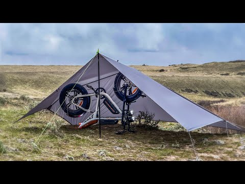 The Ultimate E-bike Survival Shelter | Engwe M20 E-bike Adventure