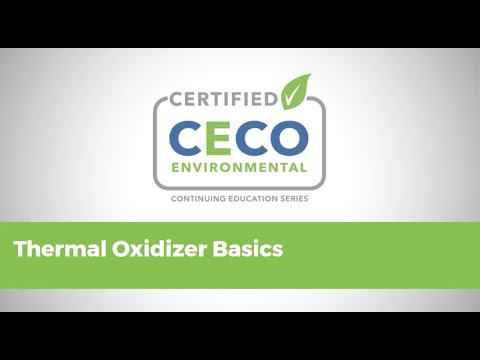 Thermal Oxidizer Basics Webinar