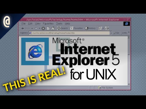 THINGS THAT SHOULDN'T EXIST: Internet Explorer for UNIX