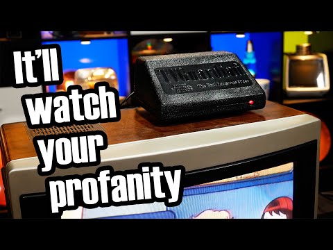 This TV gadget censors bad words with 1980's tech