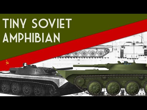 Tiny Soviet Amphibian | Object 911B Amphibious Light Tank
