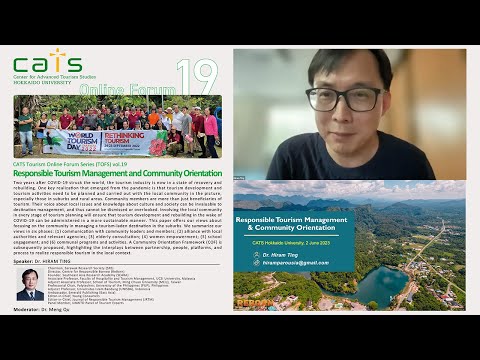 TOFS-19 Dr. HIRAM TING - Responsible Tourism Management and Community Orientation