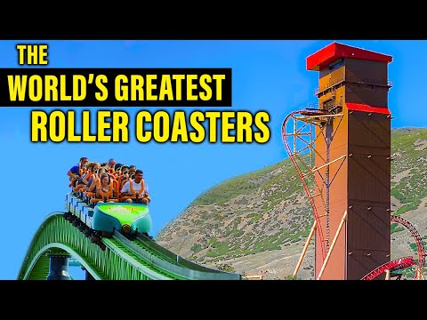 TOP 25 Roller Coasters in the World - 2023