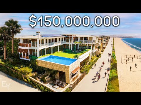 Touring a $150,000,000 California Beachfront Home