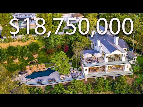 Touring A $20,000,000 Bel Air MEGA MANSION With INDOOR TREEHOUSE