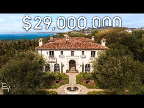 Touring a $29,000,000 Italian Inspired Mansion in CALIFORNIA