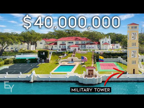 Touring a $40,000,000 Oceanfront Florida MEGA MANSION with 3 HOUSES!