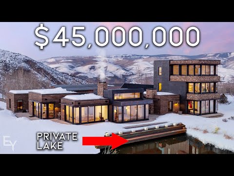 Touring a $45,000,000 Colorado Mega Mansion on a Mountaintop (With a Private Lake)