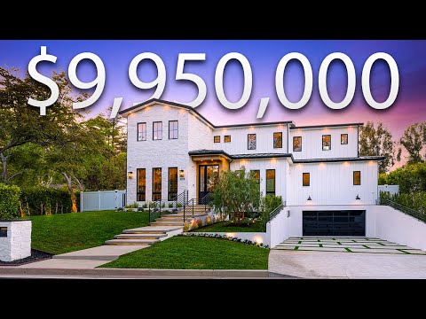 Touring A $9,950,000 MEGA MANSION With An UNDERGROUND MOVIE THEATER | Los Angeles Mansion Tour