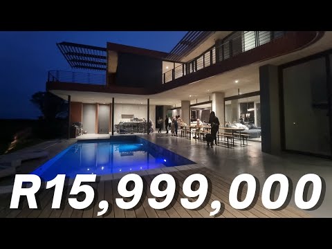 Touring a R15,999,000 ULTRA MODERN ENTERTAINERS HOME in Serengeti Golf Estate