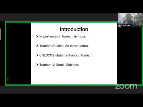 Tourism Studies Academic and Research Discipline in Higher Education Institutions of Assam