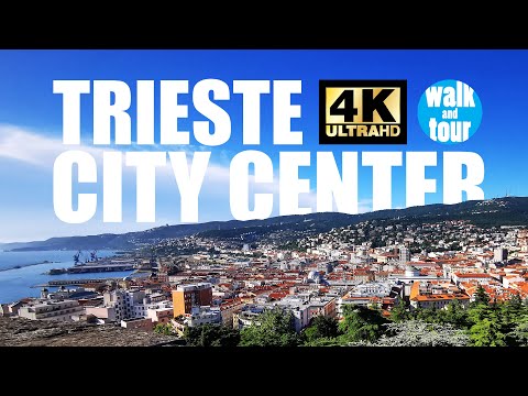 Trieste - Evening walk - City Center 4K UHD