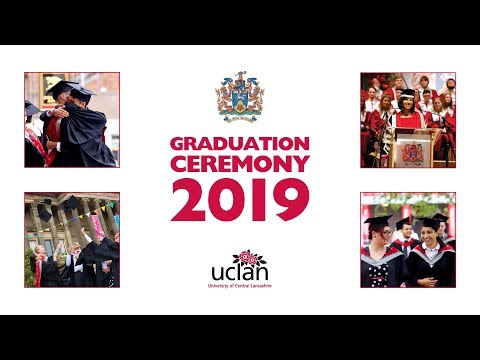 UCLan Graduation: Mon 15 July 2019 – 12 noon