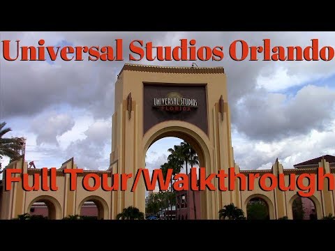 Universal Studios Orlando Full Park Tour and Walkthrough