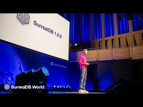 Unveiling SurrealDB 1.0.0 – SurrealDB World Keynote with Tobie Morgan Hitchcock