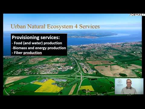 Urban natural ecosystem services for sustainable tourism and destination development