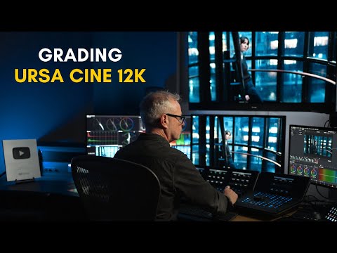 URSA CINE 12K - How To Grade Using Resolve [NO Paid Plugins] UK PRO Colorist (BBC, Amazon)