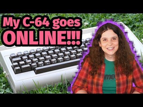 Using a Commodore 64 on the modern internet!
