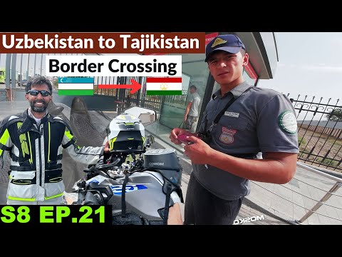 Uzbekistan Border Police Almost Caught my Drone   S8 EP.21 | Pakistan to Japan Motorcycle Tour