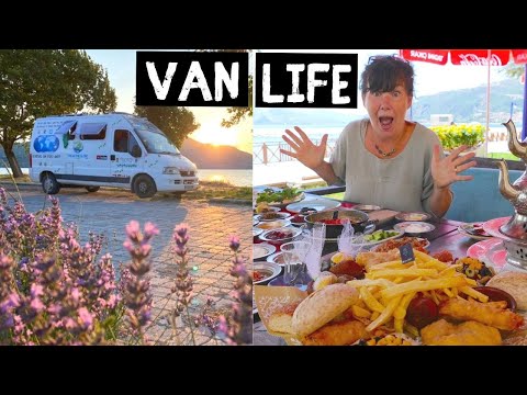 VAN LIFE TURKEY - Turkish Breakfast in Eğirdir & Mountain Drive