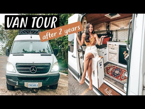 VAN TOUR after 2 years living in our TINY HOUSE on wheels