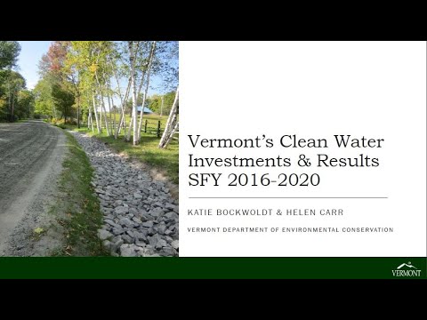 Vermont's Clean Water Investments and Results