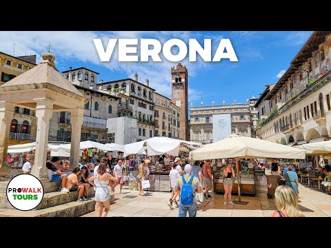 Verona, Italy Walking Tour - 4K UHD  - with Captions