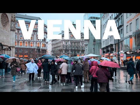 Vienna Rain Walk in 4K HDR