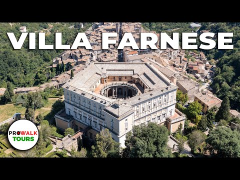 Villa Farnese Guided Tour - Italy - Narrated with Captions!