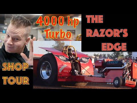 Visiting the Razor's Edge Tractor Pulling Team - Turbo Methanol Iveco - by EUSM