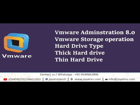 VMware HardDrive Types | Vmware Administration 8.0 | Vmware On job  Course |