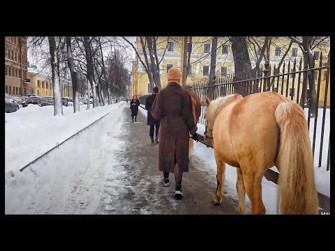 Walk in St. Petersburg, Russia. Vasilievsky Island ►► 5-4 Line | Almost live camera!