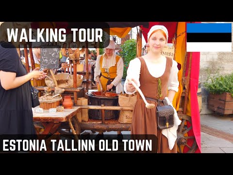 Walking tour | Old Town Estonia Tallinn  | Part 1 (22 July 2022)