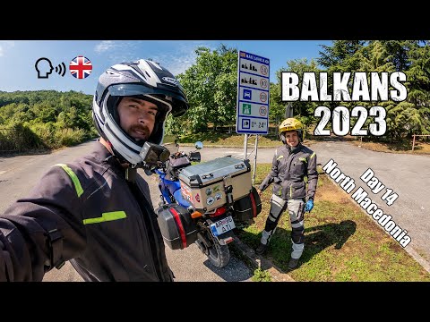 We entered North Macedonia - Day 14 / Balkan Motorcycle Tour 2023 - TransALP 650