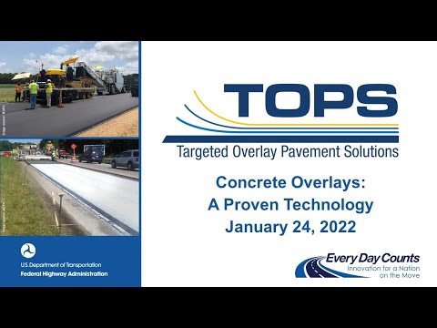 Webinar 2: Concrete Overlay Technology, Jan 2022