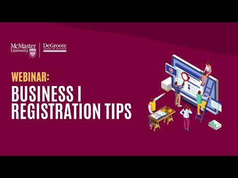 Webinar: Business I Registration Tips