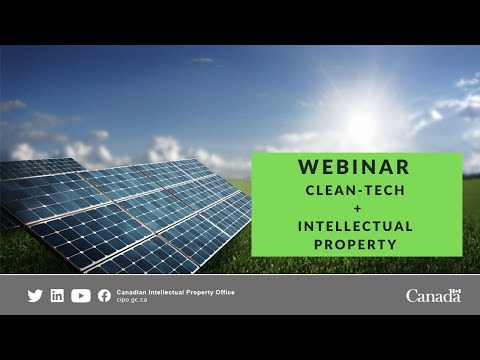 Webinar | Clean-tech and Intellectual Property