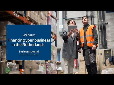 Webinar: Financing your business in the Netherlands