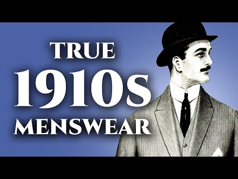 What Men REALLY Wore in the 1910s