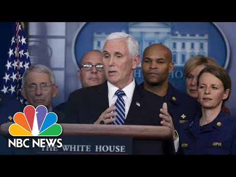 White House Coronavirus Task Force Holds News Conference | NBC News (Live Stream Recording)