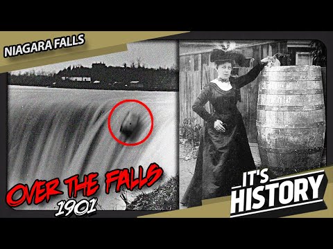 Why a Woman was the first to go over the Niagara Falls in a barrel - IT'S HISTORY