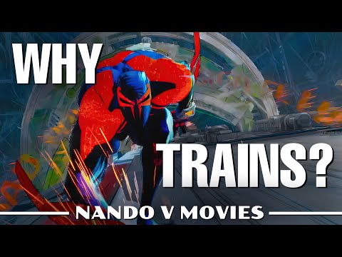 Why do superhero movies love trains?