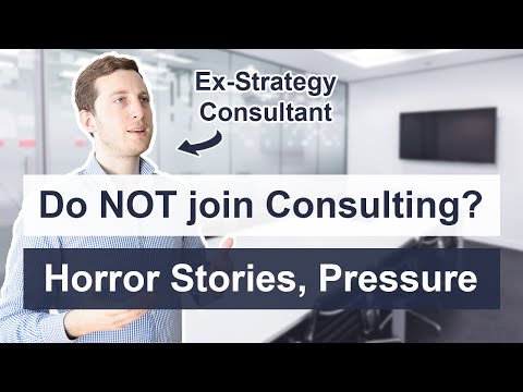 Why you should NOT join Consulting (horror stories, mental health)