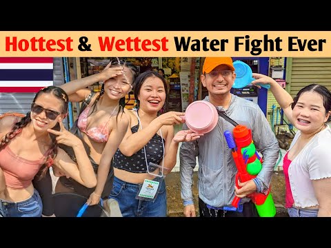 Wildest Water Battle with Super Friendly Thais  (SONGKRAN FESTIVAL)