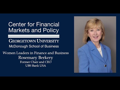 Women Leaders in Finance and Business Interview- Rosemary Berkery