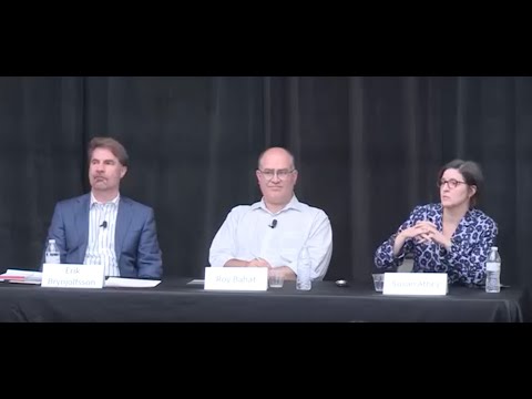 Workforce Plenary Panel with Erik Brynjolfsson, Roy Bahat, and Susan Athey