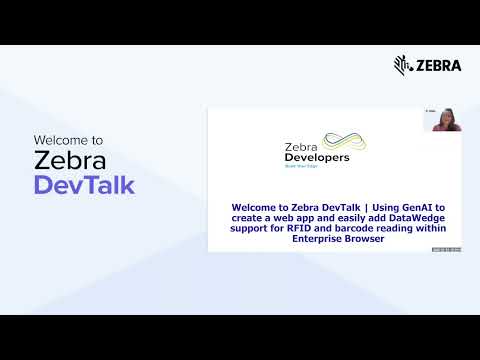 Zebra DevTalk | Using GenAI to Create Web Apps and Add DataWedge Support | Zebra